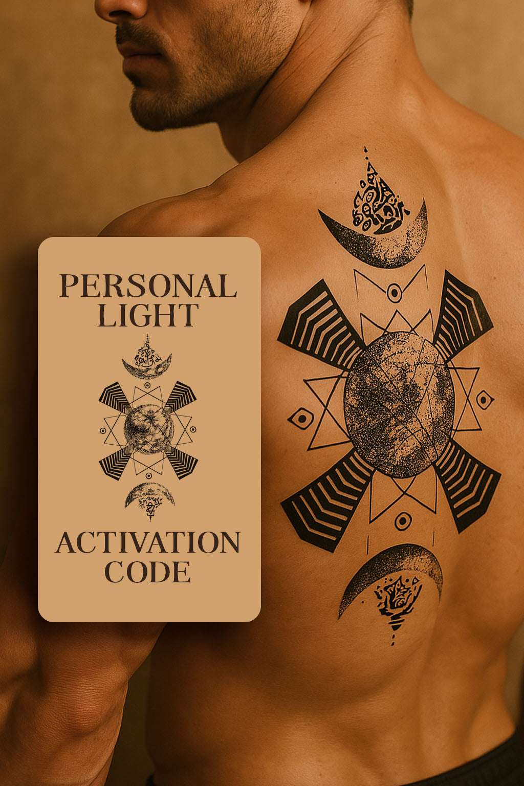 Personal-Light Activation Code | Channeled Sacred Geometry Design (Digital Only)