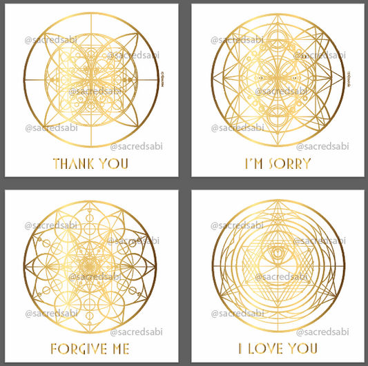 Sacred Ho'oponopono DIGITAL GOLD- ENGLISH