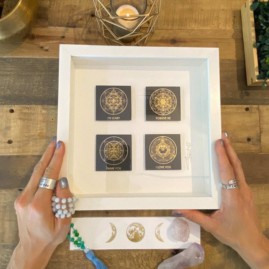 MINI SACRED HOPONOPONO FRAMED SET