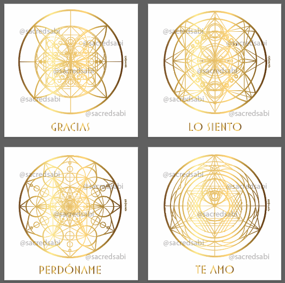 SPANISH Transform your space with HEAL collection Digital. Complete Ho'oponopono wall art set for emotional processing & spiritual growth.
