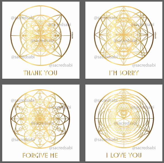 Sacred Ho'oponopono DIGITAL GOLD- ENGLISH