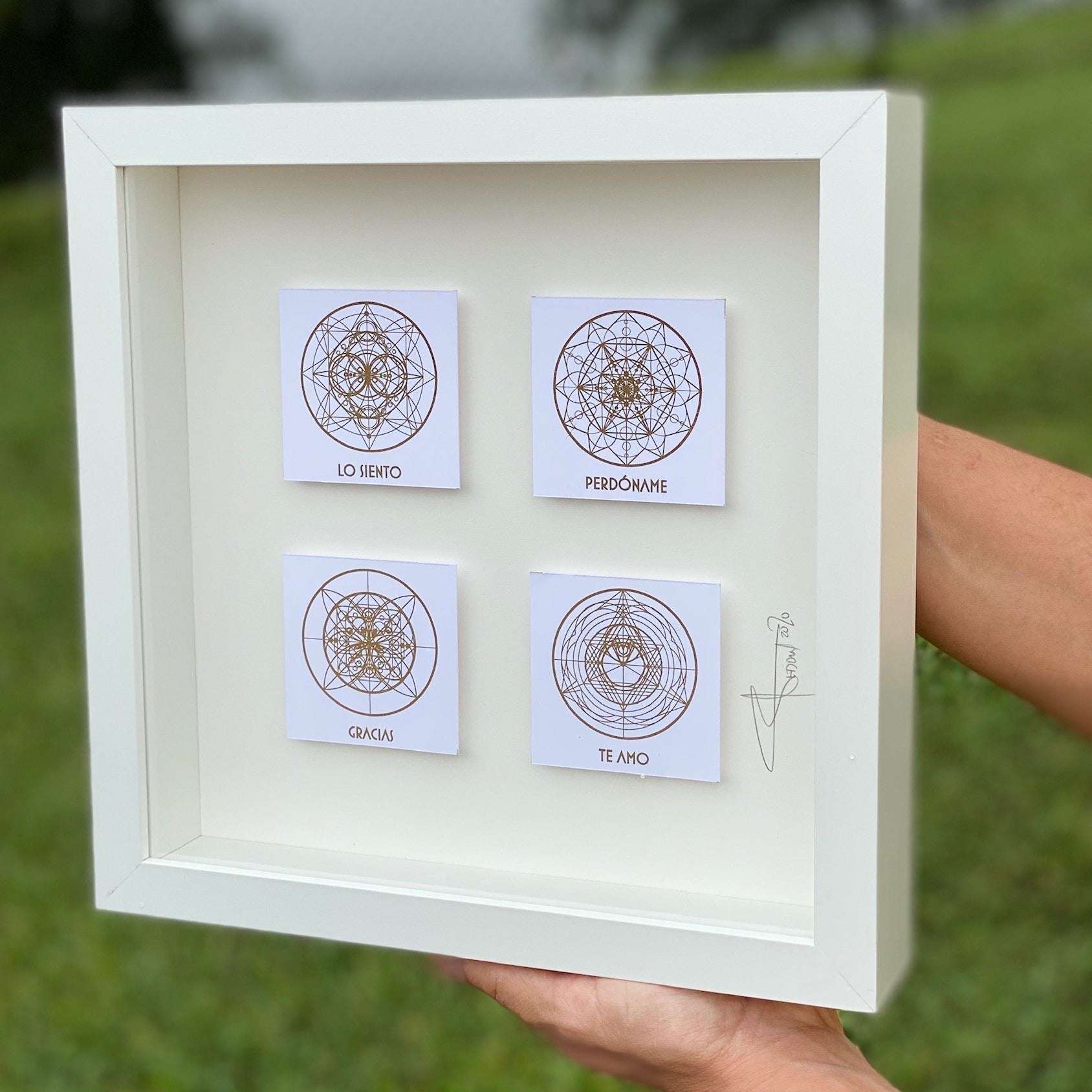 Sacred Ho’oponopono Mini | Framed Energetic Geometry