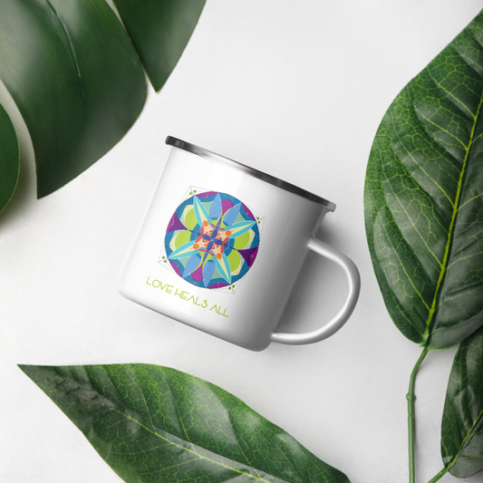 LOVE HEALS ALL - Enamel Mug