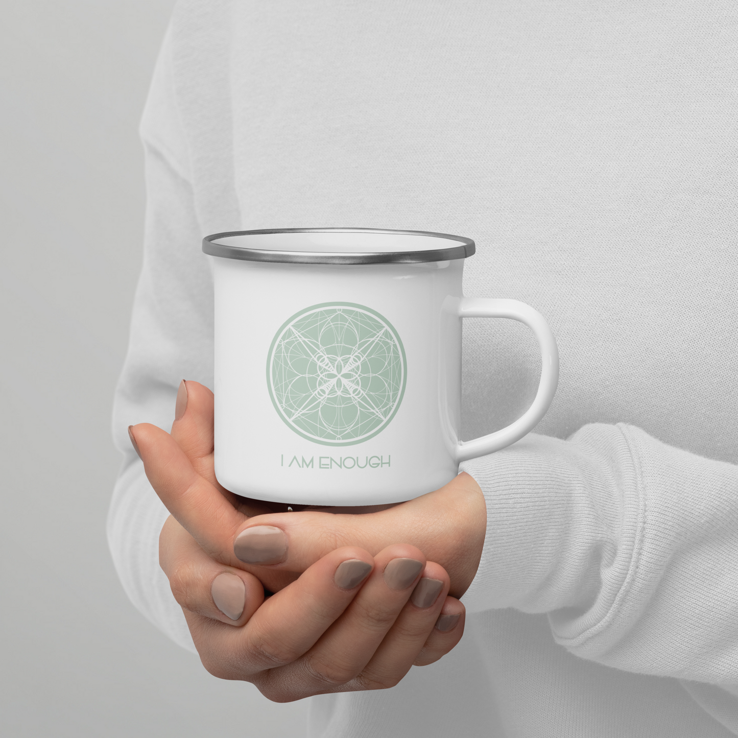 I AM ENOUGH - Enamel Mug