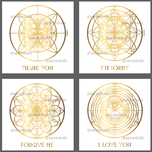 Sacred Ho'oponopono DIGITAL GOLD- ENGLISH