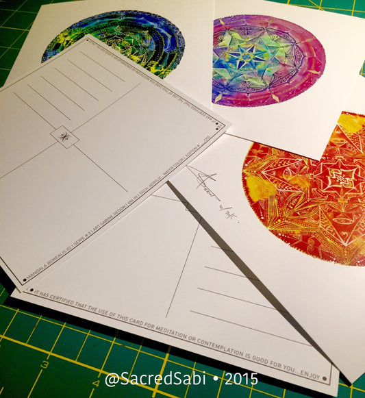 Gaia Voyage -  Set (3) PostCards