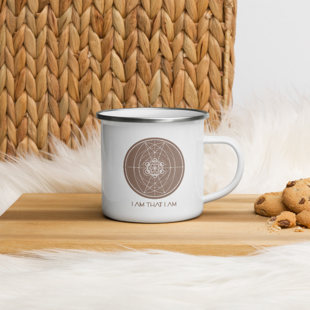 JE SUIS CELUI QUE JE SUIS - Tasse en émail