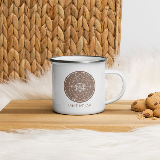 JE SUIS CELUI QUE JE SUIS - Tasse en émail